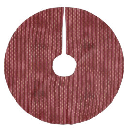 バーグンビクトリアンディと金ゴールドストライプ ブラッシュドポリエステルツリースカート