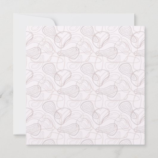 バーグン淡い色のディ抽象芸術 招待状 (裏面)