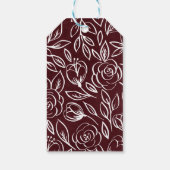 バーグン素朴ディサンキューシューレタリング ギフトタグ (裏面)