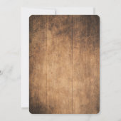 バーグン素朴ディ&赤面フローラ卒業 招待状 (裏面)