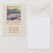 バーグ島バンサムからサンダウンで…… コーリングカード (正面/裏面)