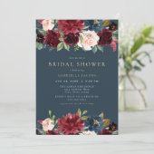 バーグ素朴ンディと海軍のフローラブライダルシャワー 招待状 (スタンド正面)