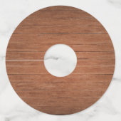 バーグ素朴ンディと赤面フローラ結婚ズ ワイングラスタグ (裏面)