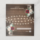 バーグ素朴ンディフローラメイスン結婚ズ・ジャー プレイスカード (外部開封)