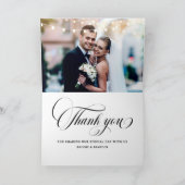 バーグ素朴ンディ·フローラ·メイソン·ジャ結婚ーさんありがとう サンキューカード (内部)