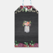 バーグ素朴ンディ・メイソン・ジャー・ラ結婚イツありがとう ギフトタグ (裏面)