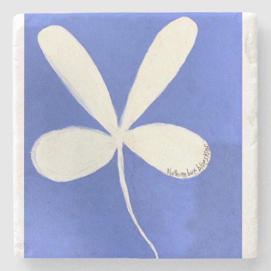 バーケイのラッキーリーフコースター ストーンコースター (正面)