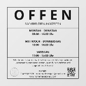 バーケレイオフンンシュゼイテンフェンステラウフクレバー ウィンドウサイン (シート)