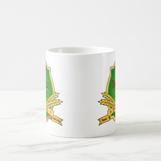 バーゲスシェール淡い色のエール コーヒーマグカップ (中央)