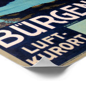 バーゲンストック・スイス・ヴィンテージ旅行ポスター ポスター (角)