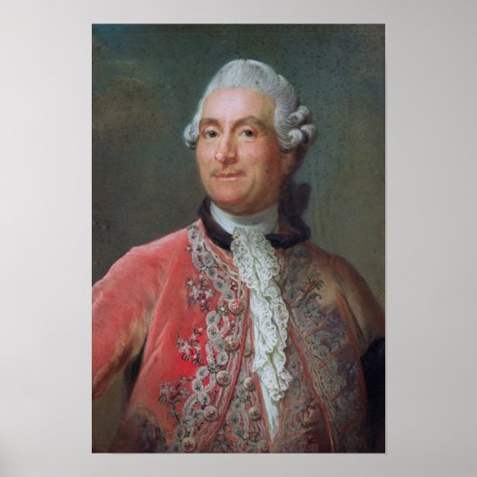 バーゲンヌのシャルル・グラヴィエ伯爵1771年～74年 ポスター (正面)