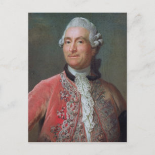 バーゲンヌのシャルル・グラヴィエ伯爵1771年~74年 ポストカード