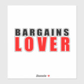 バーゲン好き シール (シート)