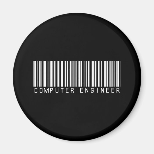 バーコンピュータエンジニアダーク マグネット (正面)