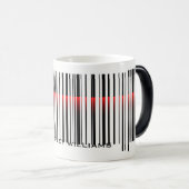 バーコードおよびレーザースキャン モーフィングマグカップ (正面右)