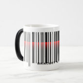 バーコードおよびレーザースキャン モーフィングマグカップ (正面左)