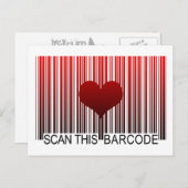バーコードが大好き ポストカード (正面/裏面)