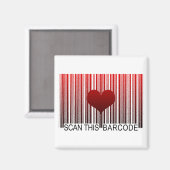 バーコードが大好き マグネット (正面/裏面)