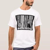 バーコードによって拘留される Tシャツ (正面)