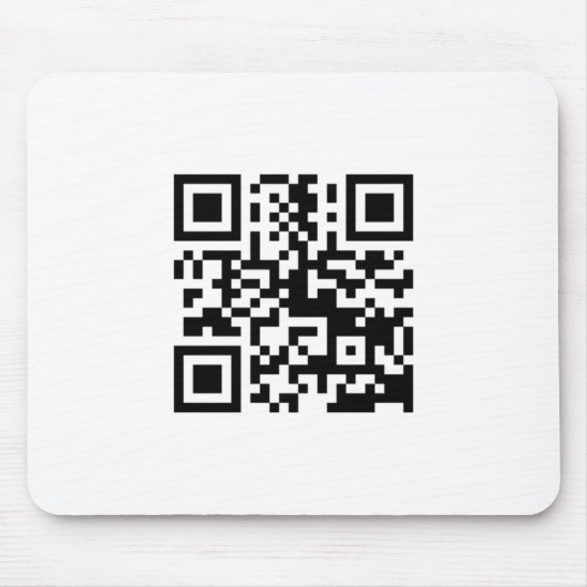 バーコードのマウスマット マウスパッド (正面)