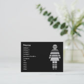 バーコードの女の子: 2味方される: 名刺 (スタンド正面)