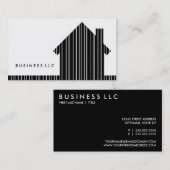 バーコードの家 名刺 (正面/裏面)