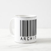 バーコードの建築家 コーヒーマグカップ (正面左)
