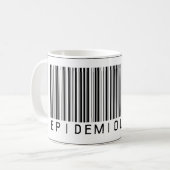 バーコードの流行病学者 コーヒーマグカップ (正面左)