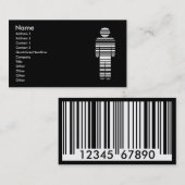 バーコードの男の子 名刺 (正面/裏面)