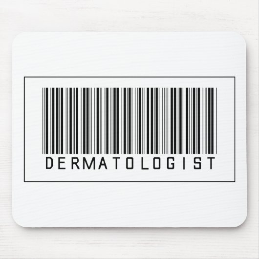 バーコードのDermatologist マウスパッド (正面)
