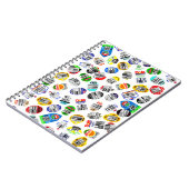 バーコードシールの作成 ノートブック (左側)