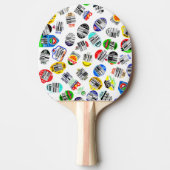 バーコードシールの作成 卓球ラケット (正面)