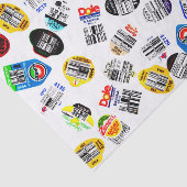 バーコードシールの作成 薄葉紙 (詳細)