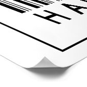 バーコードハーモニカプレーヤー ポスター (角)