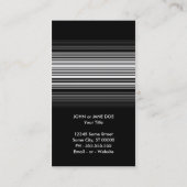 バーコードフェード 名刺 (裏面)