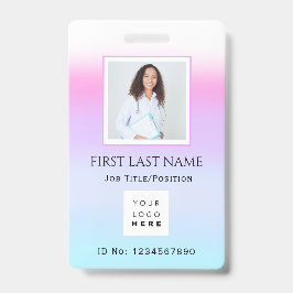 バーコードフォトナースドクターヘルス気にIDCard バッジ
