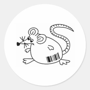 バーコードラット ラウンドシール
