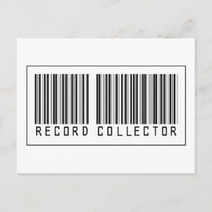 バーコードレコードコレクター ポストカード