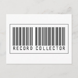 バーコードレコードコレクター ポストカード