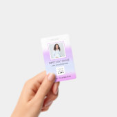 バーコード写真ナースドクター医療IDカード バッジ (手持ち)
