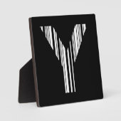 バーコード初期 Y バーコードパターン フォトプラーク (正面)