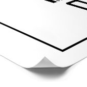 バーコード口腔外科医 ポスター (角)