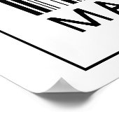 バーコード武術アーティスト ポスター (角)