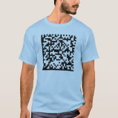 バーコード長袖ラグラン Tシャツ (正面)