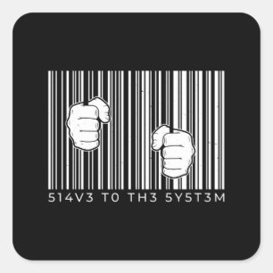 バーコード スクエアシール