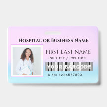 バーコード フォト 看護師 医師 医療 ホリゾンタル