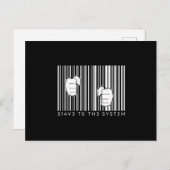 バーコード ポストカード (正面/裏面)