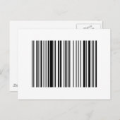 バーコード ポストカード (正面/裏面)