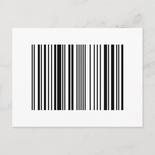 バーコード ポストカード (正面)