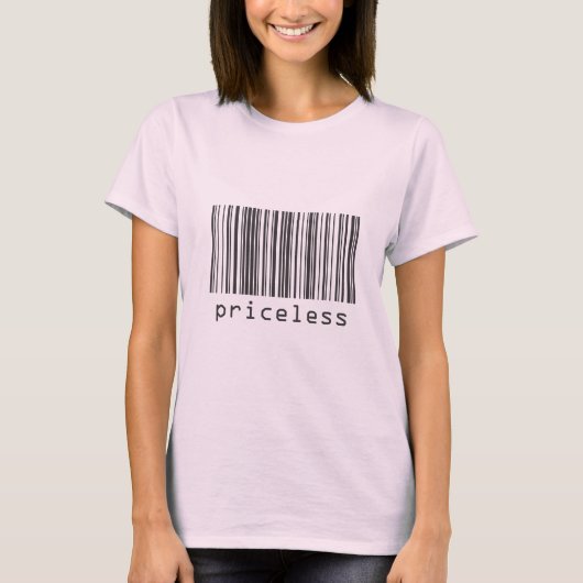 バーコード – 価格なし Tシャツ (正面)